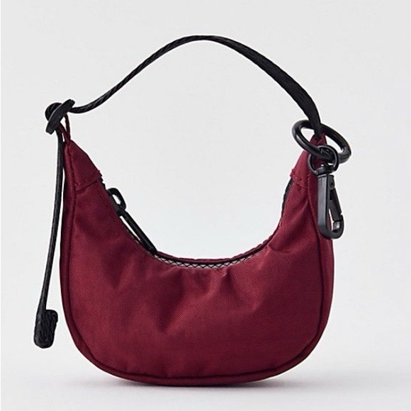 BAGGU Accessories - BAGGU Crescent Bag Charm In Oxblood